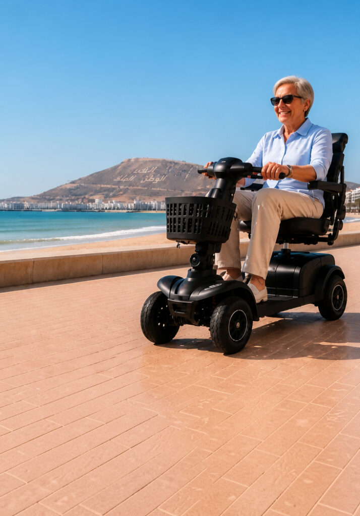 Location de scooters PMR à Agadir