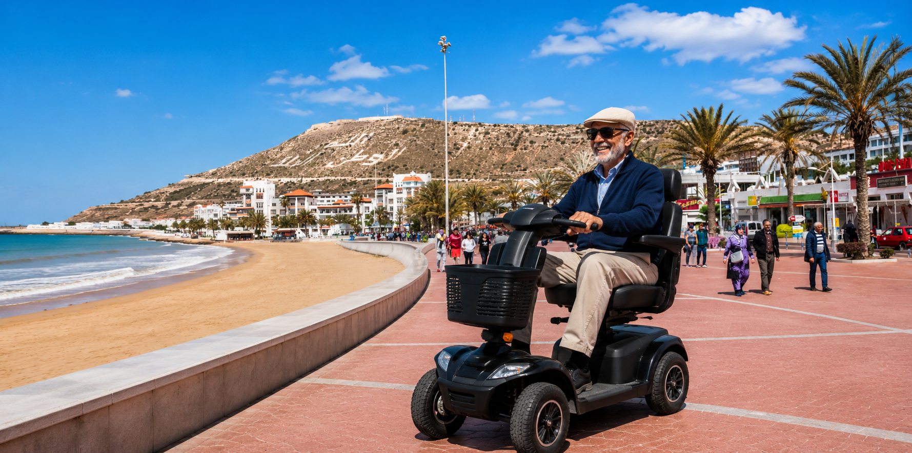 Location de scooters PMR à Agadir