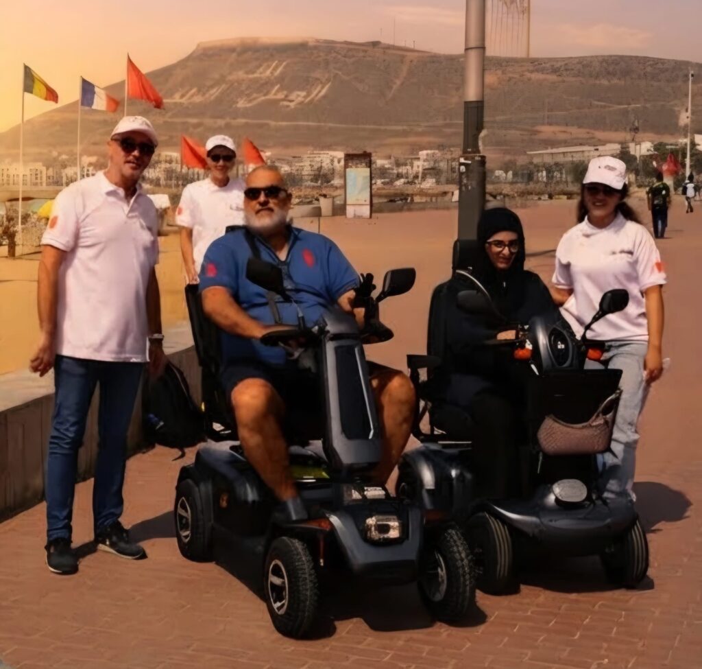 Location fauteuil roulant électrique pas cher Agadir : guide pratique pour mobilité PMR